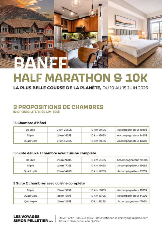 Voyages Simon Pelletier - spécialité - Voyages Sportifs Banff